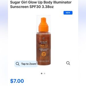 Glow Up Body Illuminator Sunscreen SPF30 - Orange